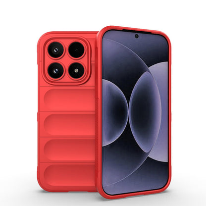 Xiaomi 17 Magic Shield TPU + Flannel Protective Phone Case Cover, Shockproof Scratch Resistant