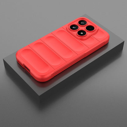 Xiaomi 17 Magic Shield TPU + Flannel Protective Phone Case Cover, Shockproof Scratch Resistant