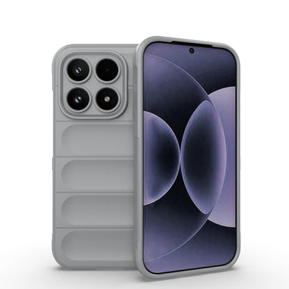 Xiaomi 17 Magic Shield TPU + Flannel Protective Phone Case Cover, Shockproof Scratch Resistant