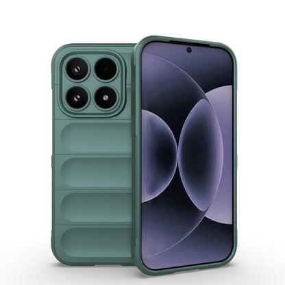 Xiaomi 17 Magic Shield TPU + Flannel Protective Phone Case Cover, Shockproof Scratch Resistant