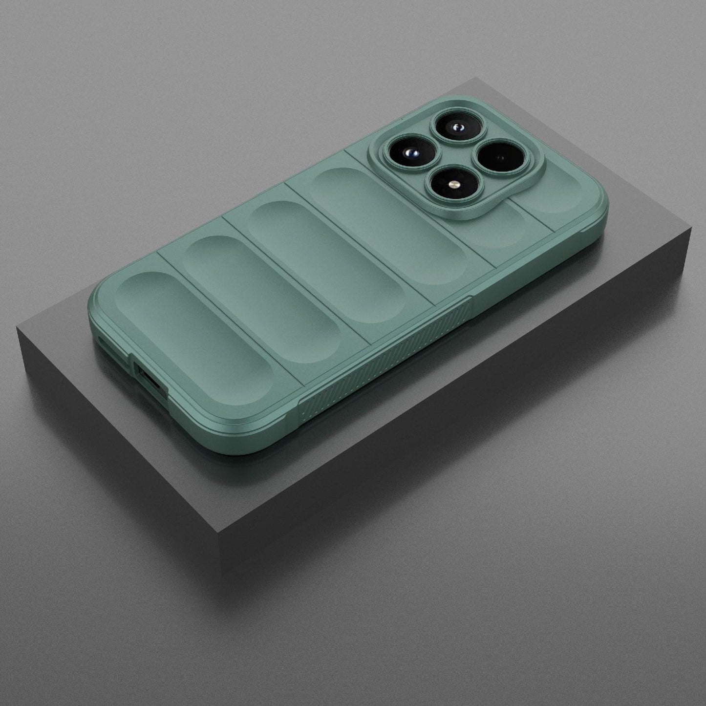 Xiaomi 17 Magic Shield TPU + Flannel Protective Phone Case Cover, Shockproof Scratch Resistant