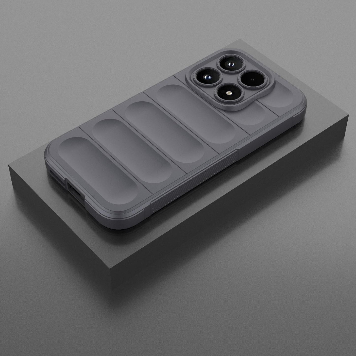 Xiaomi 17 Magic Shield TPU + Flannel Protective Phone Case Cover, Shockproof Scratch Resistant