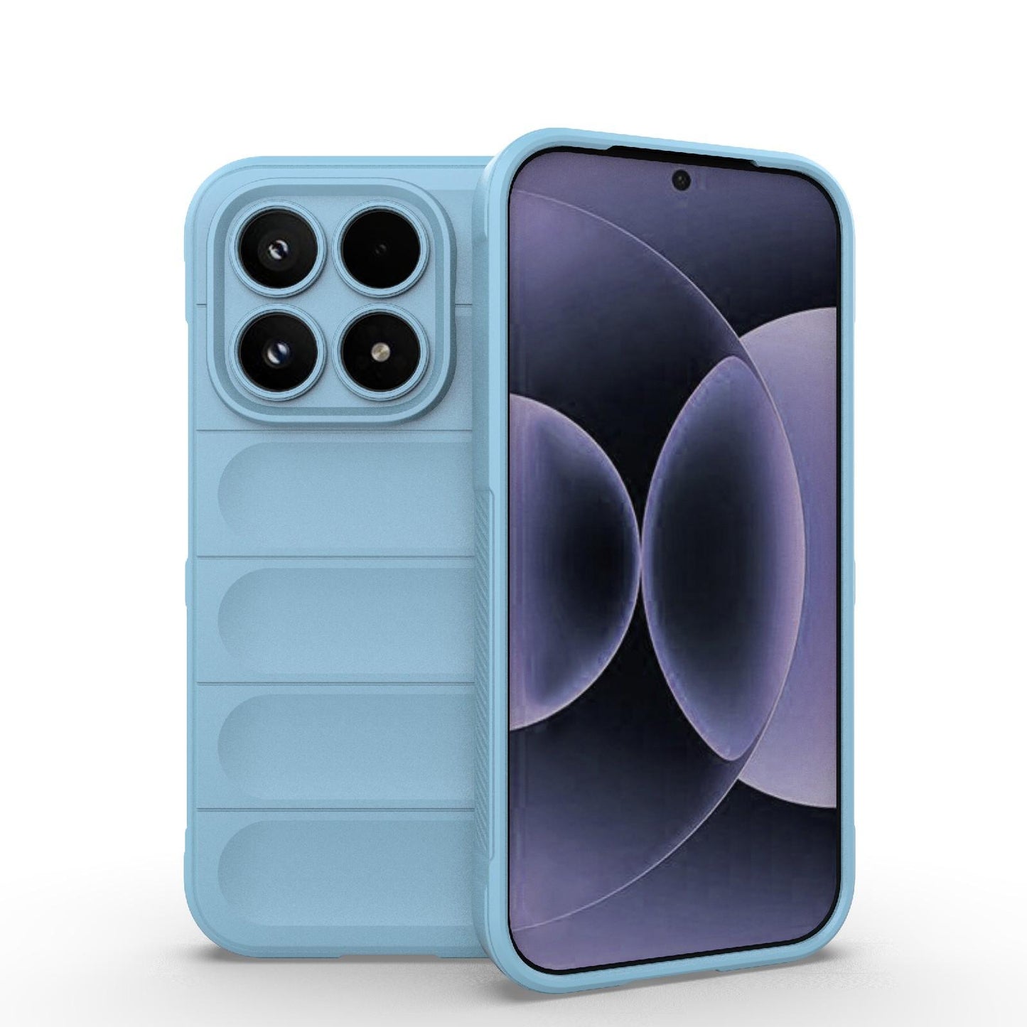 Xiaomi 17 Magic Shield TPU + Flannel Protective Phone Case Cover, Shockproof Scratch Resistant