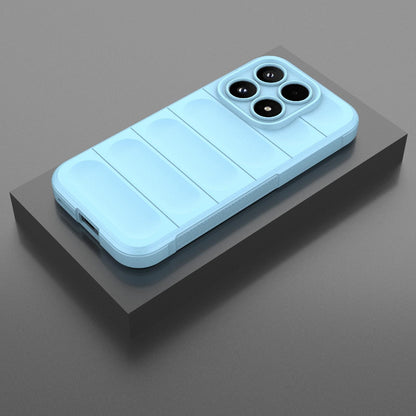 Xiaomi 17 Magic Shield TPU + Flannel Protective Phone Case Cover, Shockproof Scratch Resistant