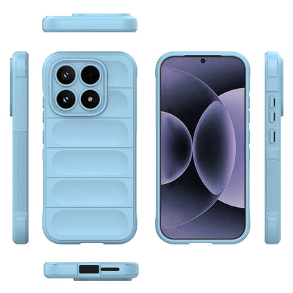 Xiaomi 17 Magic Shield TPU + Flannel Protective Phone Case Cover, Shockproof Scratch Resistant