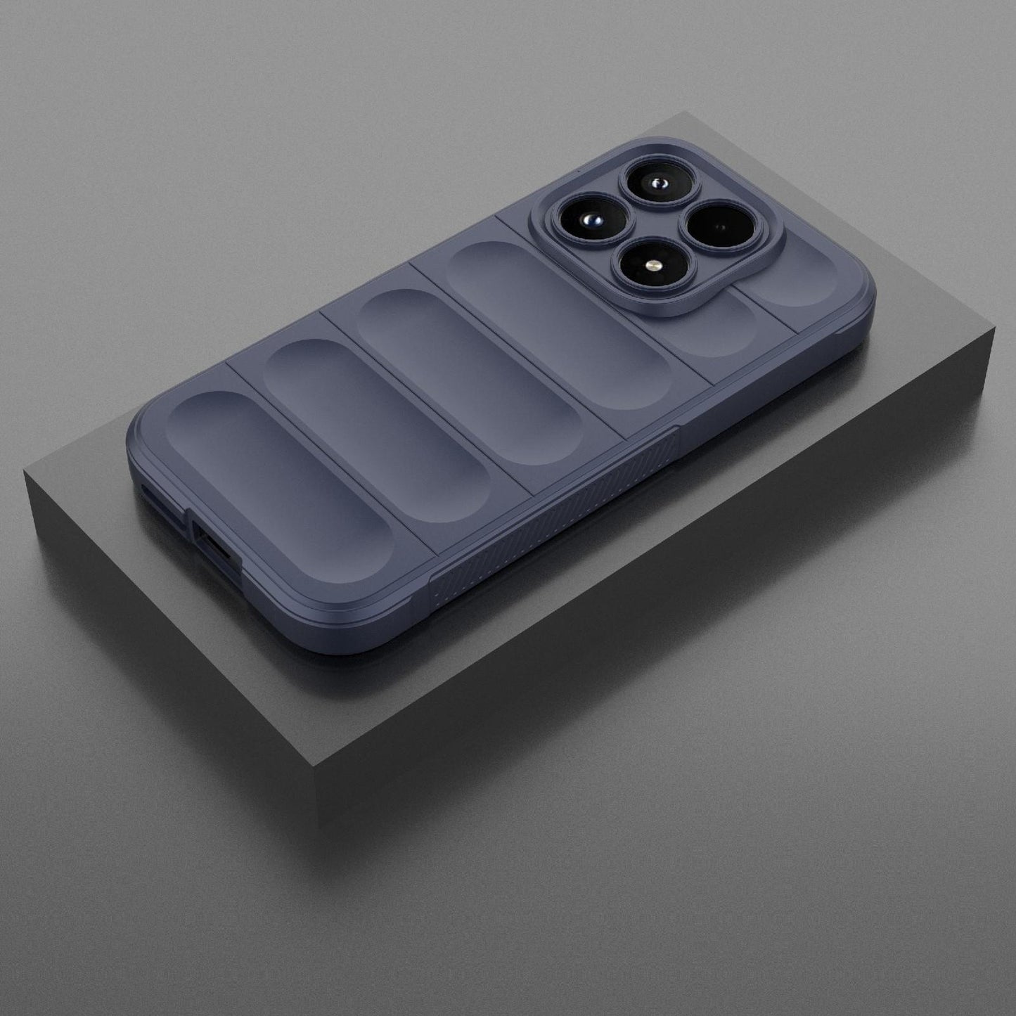 Xiaomi 17 Magic Shield TPU + Flannel Protective Phone Case Cover, Shockproof Scratch Resistant