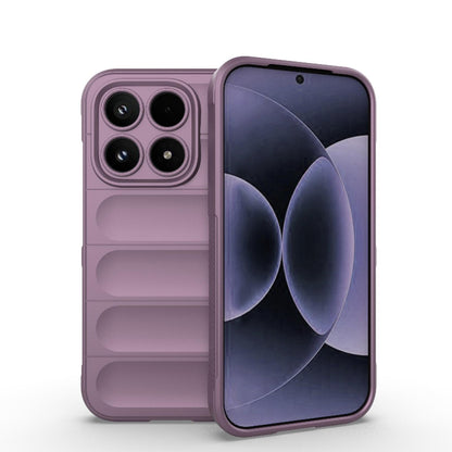 Xiaomi 17 Magic Shield TPU + Flannel Protective Phone Case Cover, Shockproof Scratch Resistant