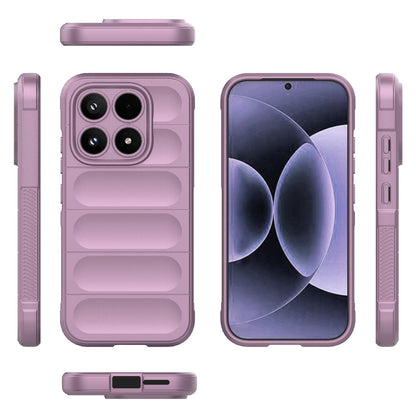 Xiaomi 17 Magic Shield TPU + Flannel Protective Phone Case Cover, Shockproof Scratch Resistant