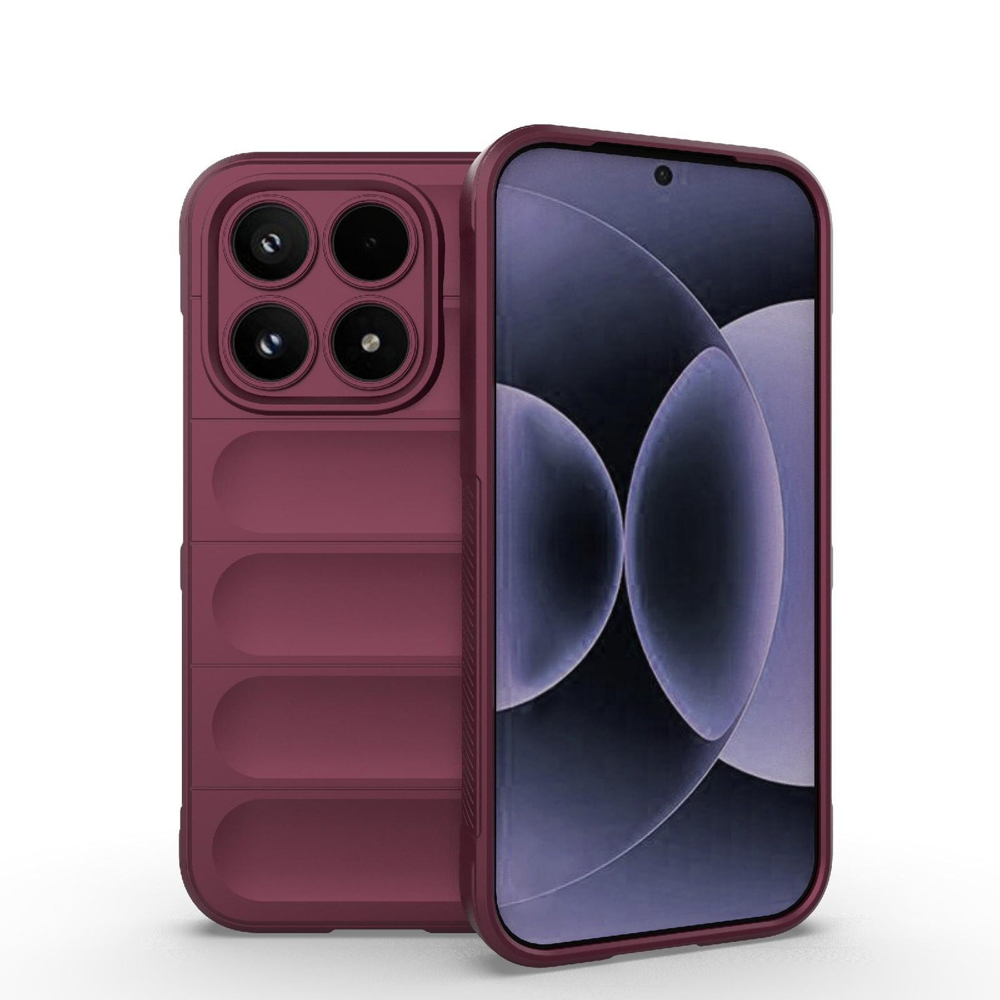 Xiaomi 17 Magic Shield TPU + Flannel Protective Phone Case Cover, Shockproof Scratch Resistant
