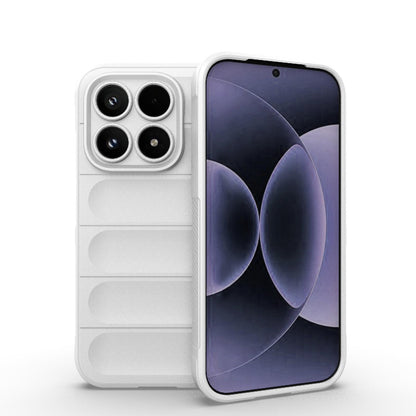 Xiaomi 17 Magic Shield TPU + Flannel Protective Phone Case Cover, Shockproof Scratch Resistant