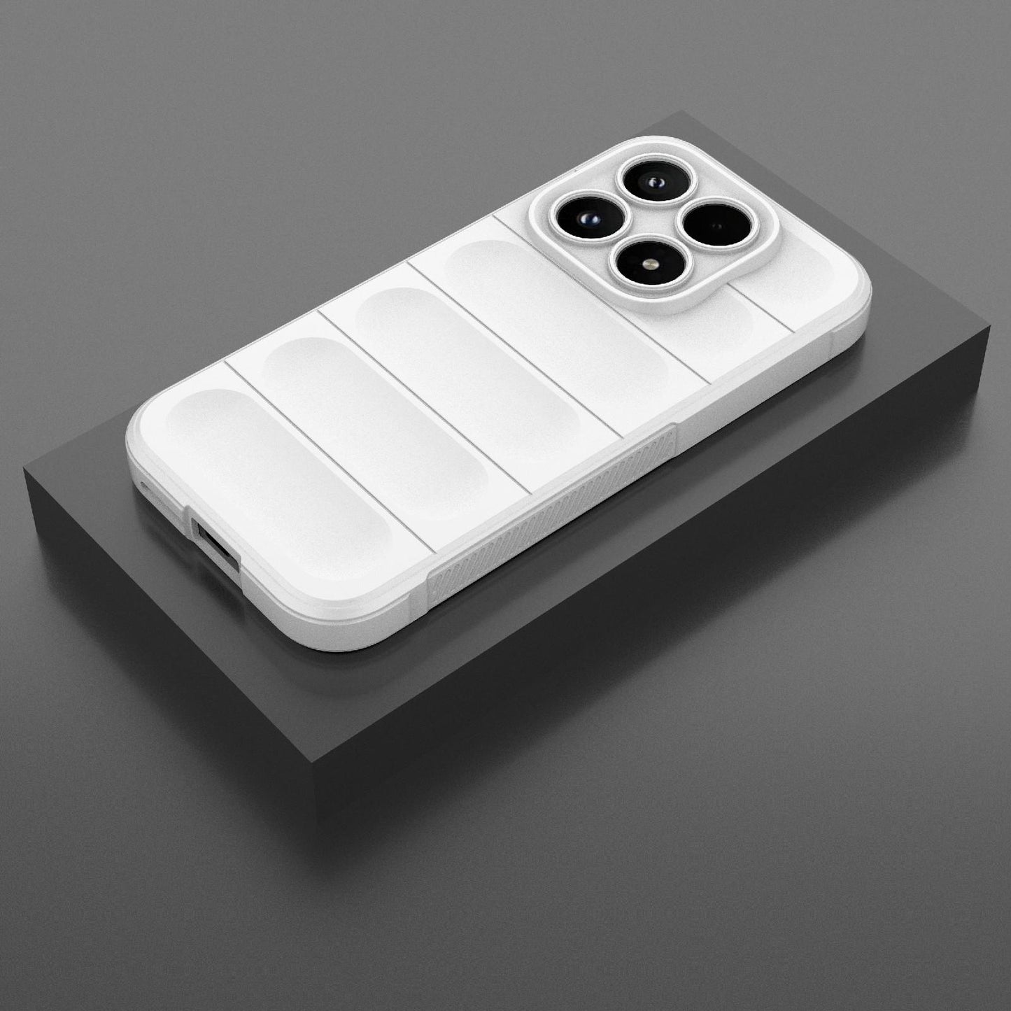 Xiaomi 17 Magic Shield TPU + Flannel Protective Phone Case Cover, Shockproof Scratch Resistant