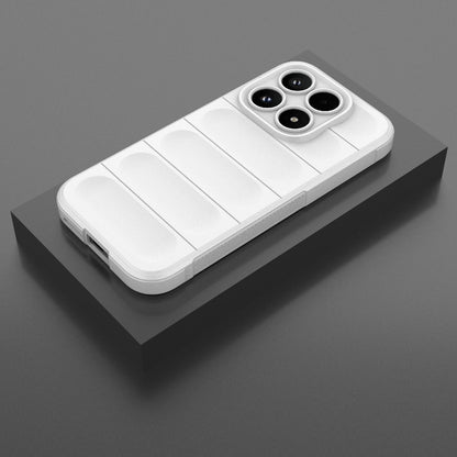 Xiaomi 17 Magic Shield TPU + Flannel Protective Phone Case Cover, Shockproof Scratch Resistant