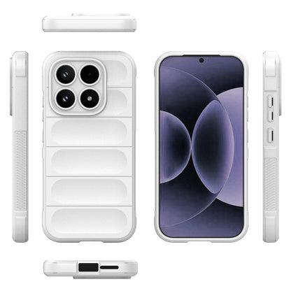 Xiaomi 17 Magic Shield TPU + Flannel Protective Phone Case Cover, Shockproof Scratch Resistant