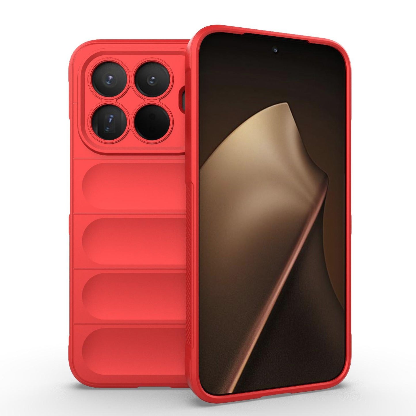 Xiaomi 15T Pro 5G Magic Shield TPU + Flannel Protective Phone Case Cover, Shockproof Scratch Resistant