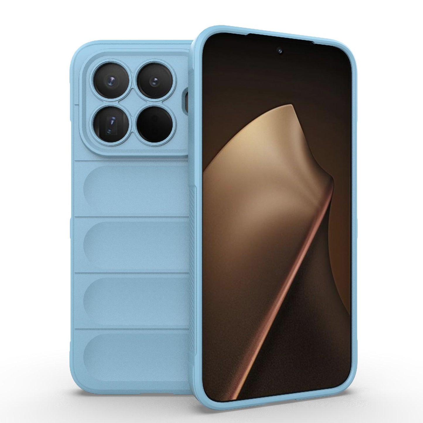Xiaomi 15T Pro 5G Magic Shield TPU + Flannel Protective Phone Case Cover, Shockproof Scratch Resistant
