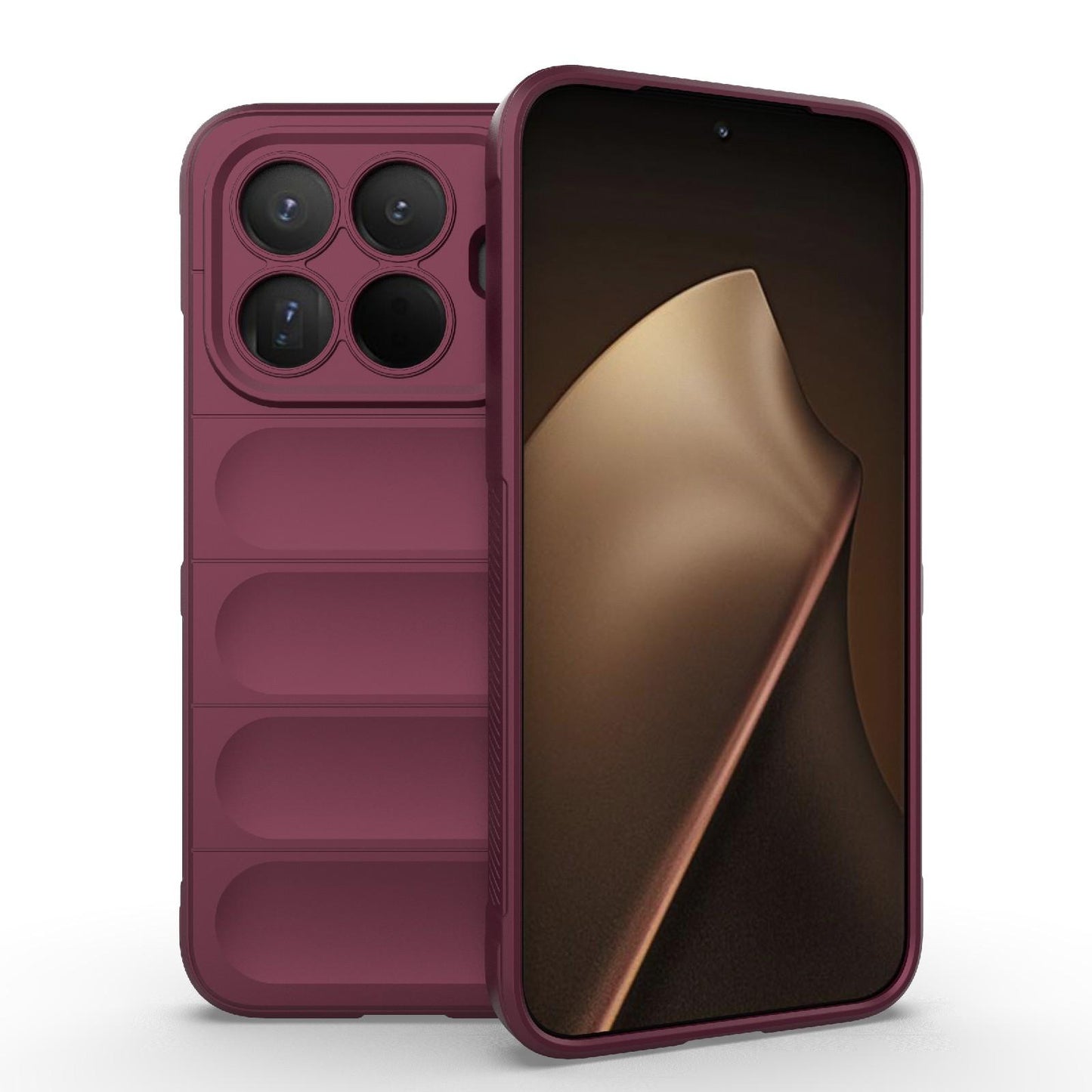 Xiaomi 15T Pro 5G Magic Shield TPU + Flannel Protective Phone Case Cover, Shockproof Scratch Resistant