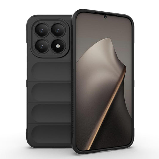 Xiaomi 15T 5G Magic Shield TPU + Flannel Protective Phone Case Cover, Shockproof Scratch Resistant