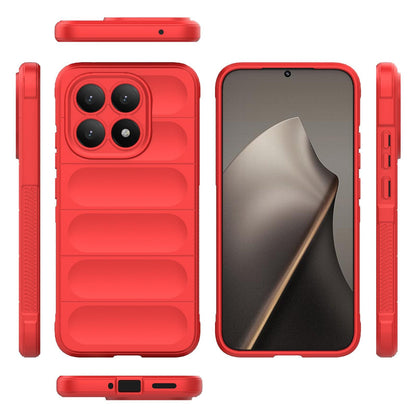 Xiaomi 15T 5G Magic Shield TPU + Flannel Protective Phone Case Cover, Shockproof Scratch Resistant