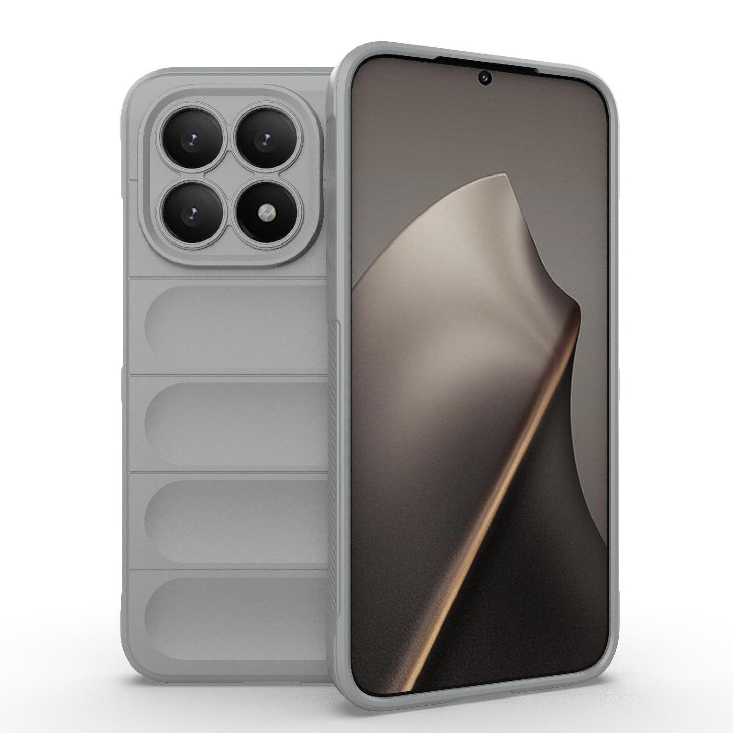 Xiaomi 15T 5G Magic Shield TPU + Flannel Protective Phone Case Cover, Shockproof Scratch Resistant