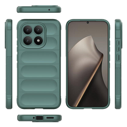 Xiaomi 15T 5G Magic Shield TPU + Flannel Protective Phone Case Cover, Shockproof Scratch Resistant