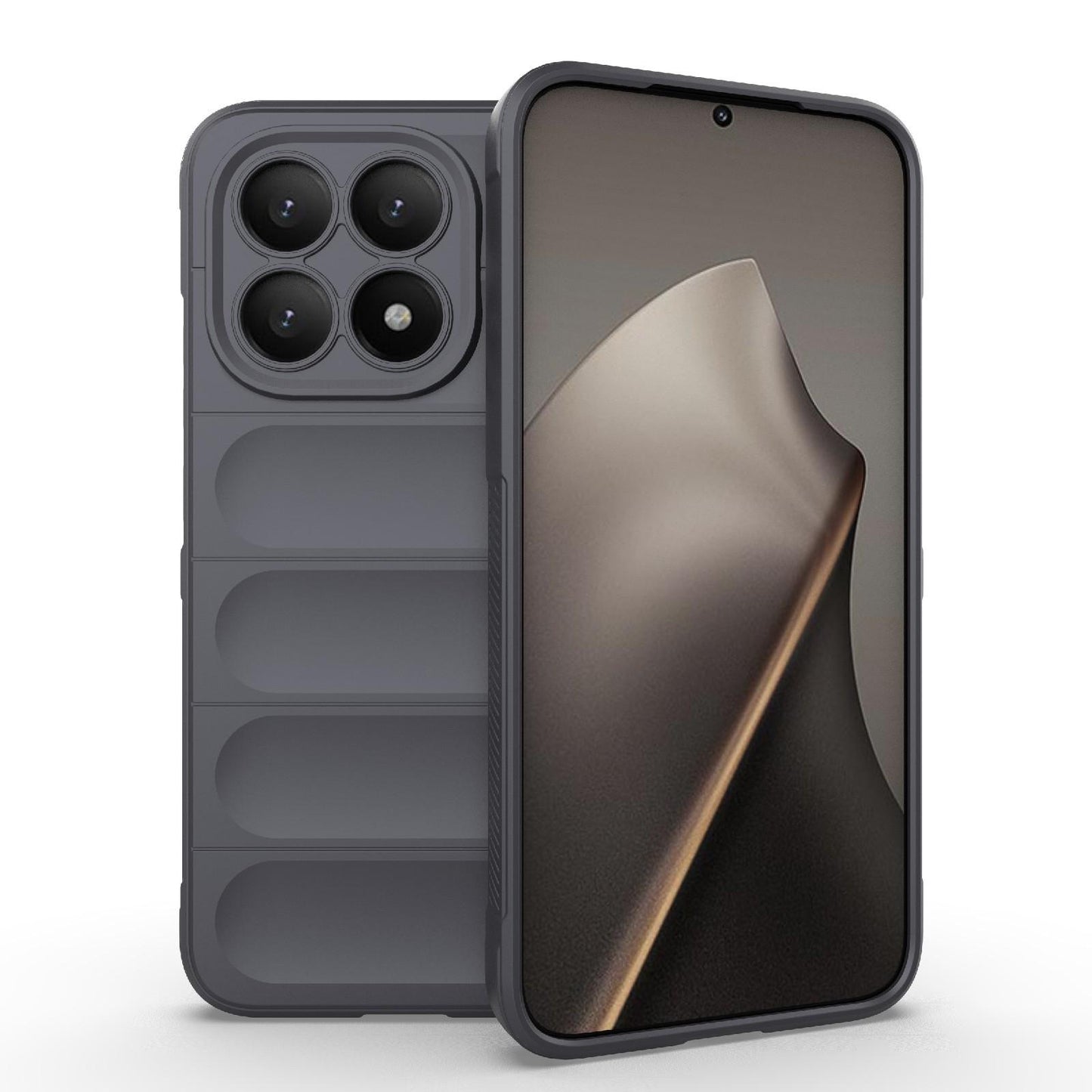 Xiaomi 15T 5G Magic Shield TPU + Flannel Protective Phone Case Cover, Shockproof Scratch Resistant