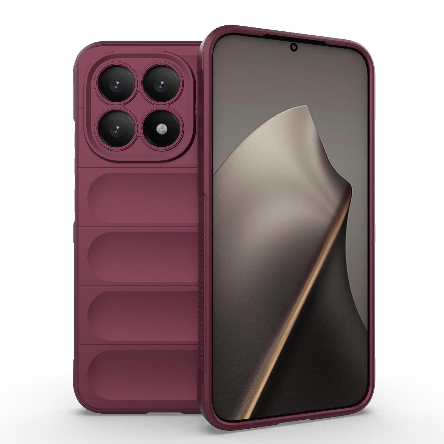 Xiaomi 15T 5G Magic Shield TPU + Flannel Protective Phone Case Cover, Shockproof Scratch Resistant