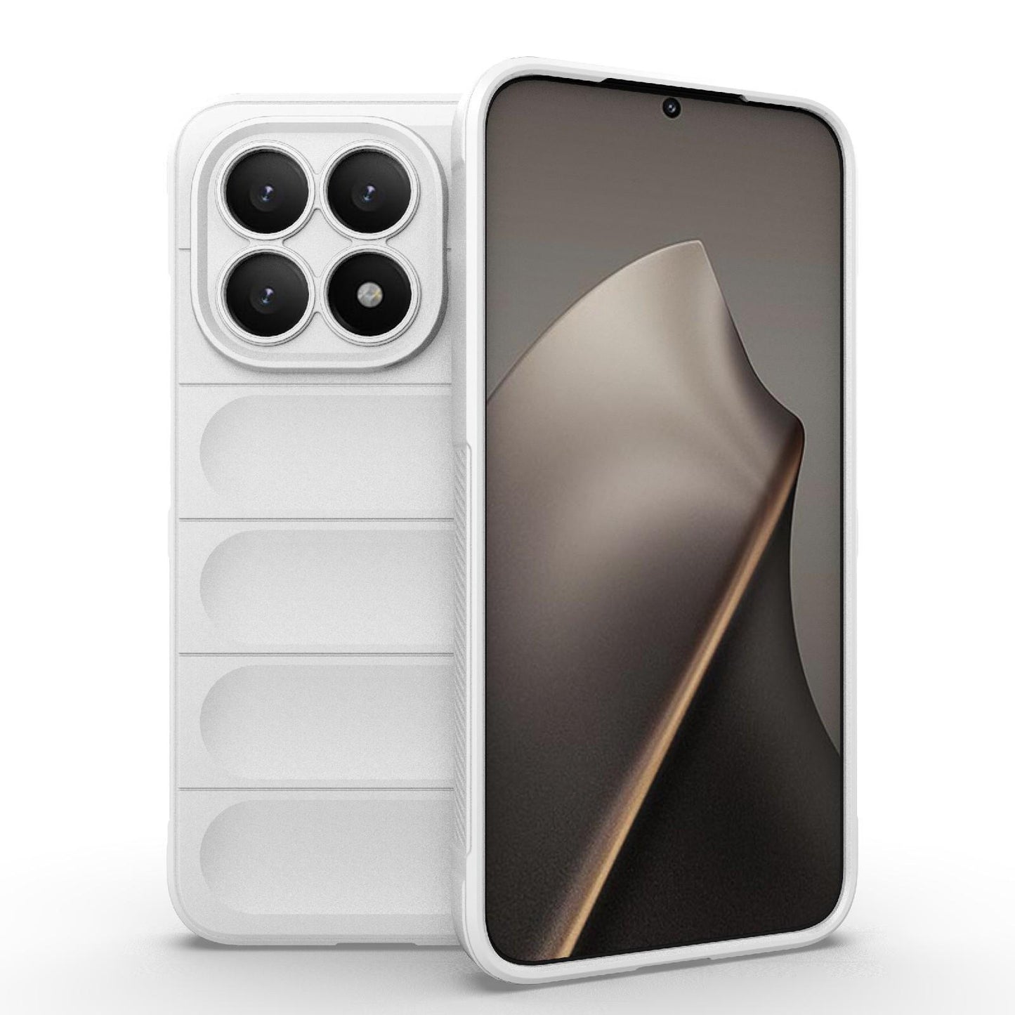 Xiaomi 15T 5G Magic Shield TPU + Flannel Protective Phone Case Cover, Shockproof Scratch Resistant