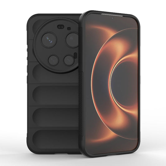 Xiaomi 17 Ultra Magic Shield TPU + Flannel Protective Phone Case Cover, Shockproof Scratch Resistant