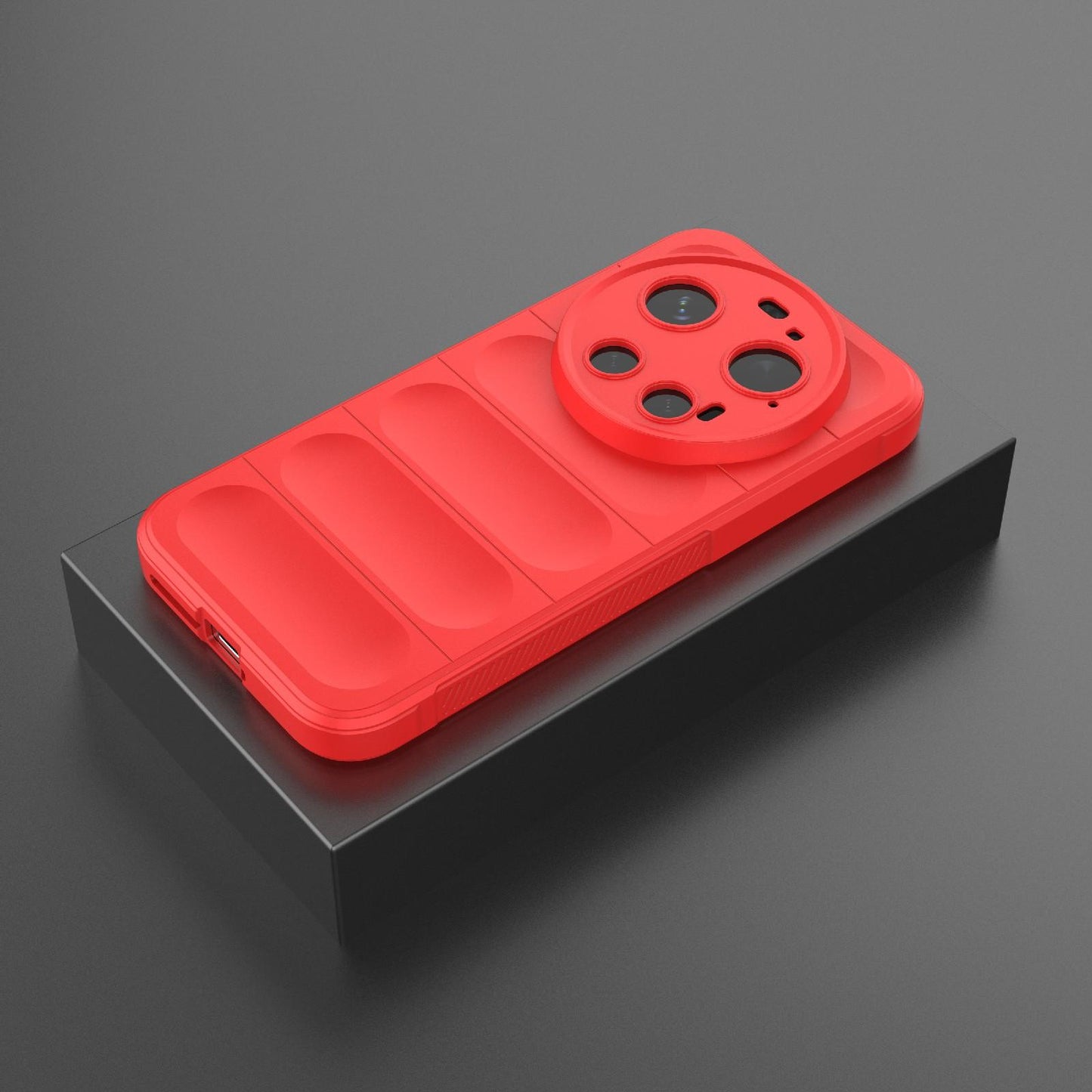 Xiaomi 17 Ultra Magic Shield TPU + Flannel Protective Phone Case Cover, Shockproof Scratch Resistant