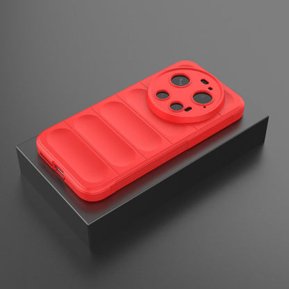 Xiaomi 17 Ultra Magic Shield TPU + Flannel Protective Phone Case Cover, Shockproof Scratch Resistant