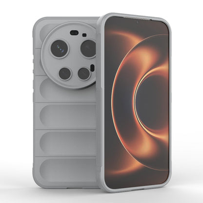 Xiaomi 17 Ultra Magic Shield TPU + Flannel Protective Phone Case Cover, Shockproof Scratch Resistant