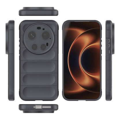 Xiaomi 17 Ultra Magic Shield TPU + Flannel Protective Phone Case Cover, Shockproof Scratch Resistant