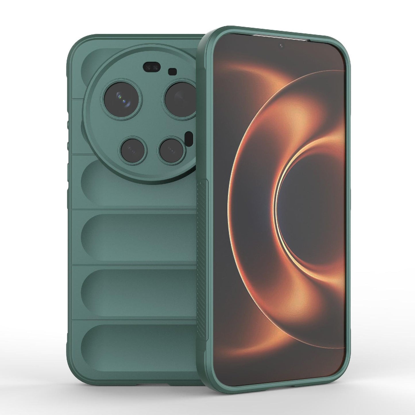 Xiaomi 17 Ultra Magic Shield TPU + Flannel Protective Phone Case Cover, Shockproof Scratch Resistant