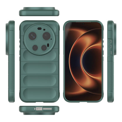 Xiaomi 17 Ultra Magic Shield TPU + Flannel Protective Phone Case Cover, Shockproof Scratch Resistant