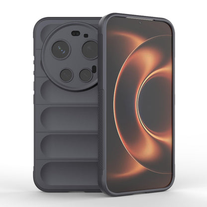 Xiaomi 17 Ultra Magic Shield TPU + Flannel Protective Phone Case Cover, Shockproof Scratch Resistant