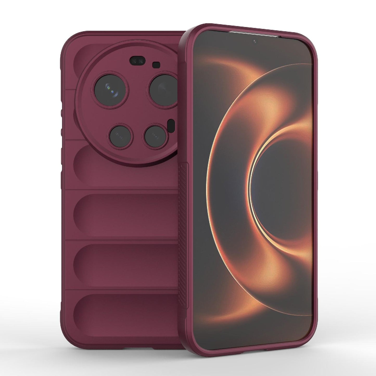 Xiaomi 17 Ultra Magic Shield TPU + Flannel Protective Phone Case Cover, Shockproof Scratch Resistant