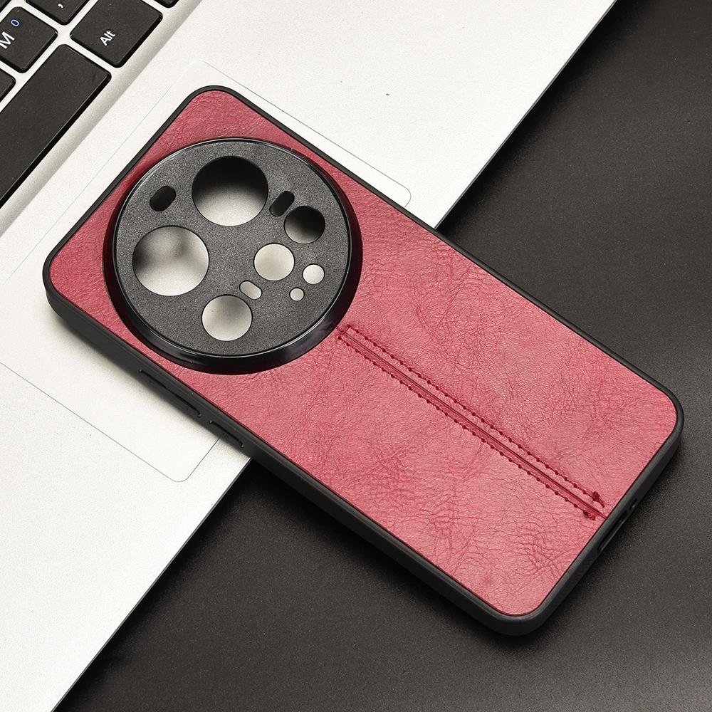 Xiaomi 15 Ultra Cow Pattern Sewing Back Cover Phone Case - Premium PU Leather Texture PC + TPU Shockproof Protective Case, Scratch Resistant Slim Lightweight Anti-Fingerprint Full Coverage Mobile Cover