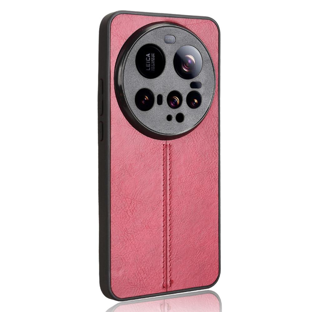 Xiaomi 15 Ultra Cow Pattern Sewing Back Cover Phone Case - Premium PU Leather Texture PC + TPU Shockproof Protective Case, Scratch Resistant Slim Lightweight Anti-Fingerprint Full Coverage Mobile Cover