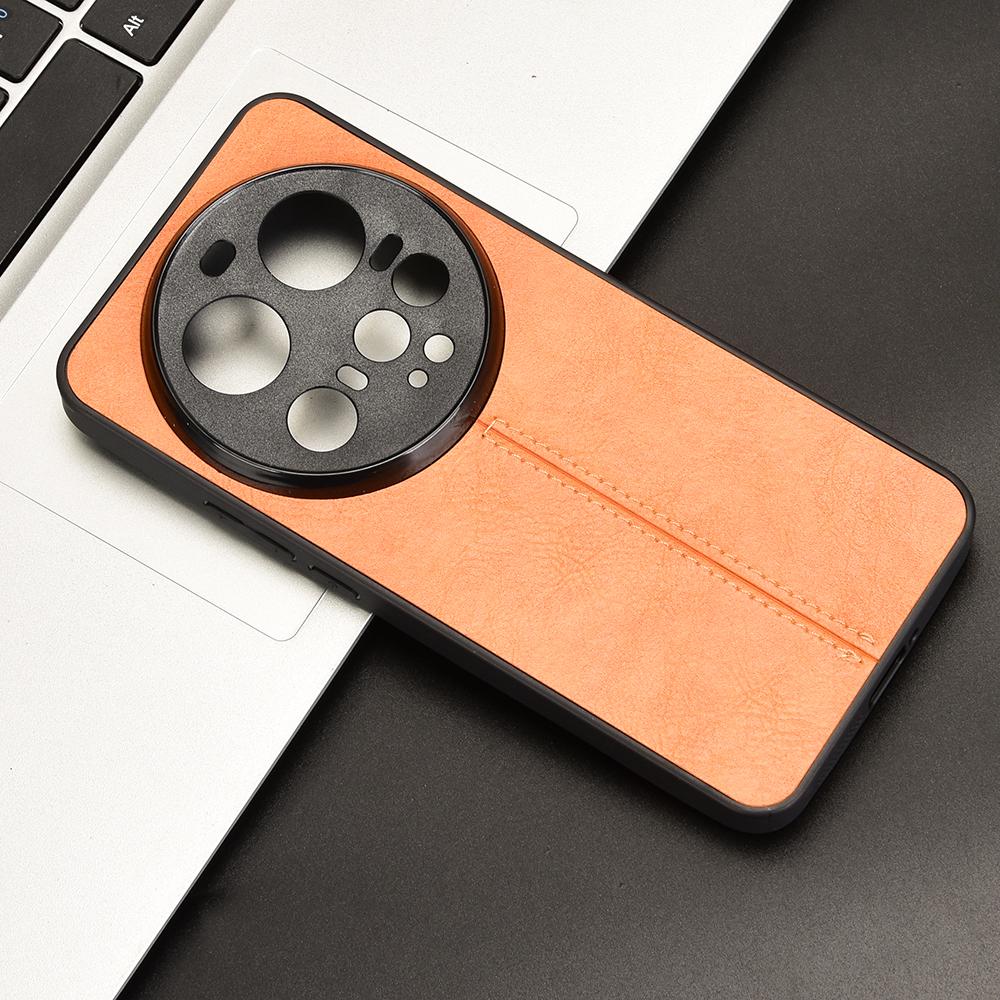 Xiaomi 15 Ultra Cow Pattern Sewing Back Cover Phone Case - Premium PU Leather Texture PC + TPU Shockproof Protective Case, Scratch Resistant Slim Lightweight Anti-Fingerprint Full Coverage Mobile Cover