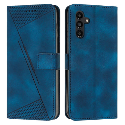 Samsung Galaxy S24+ 5G Dream Triangle Leather Wallet Phone Case with Lanyard, Card Slot, Cash Compartment, Foldable Kickstand, Shockproof PU TPU Protective Cover