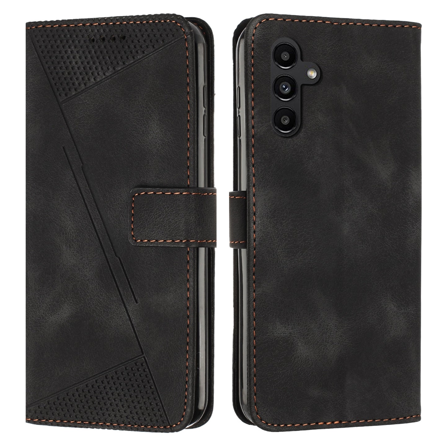 Samsung Galaxy S25+ Dream Triangle Leather Wallet Phone Case with Lanyard, Card Slot, Cash Compartment, Foldable Kickstand, Shockproof PU TPU Protective Cover