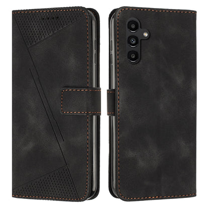 Samsung Galaxy S25+ Dream Triangle Leather Wallet Phone Case with Lanyard, Card Slot, Cash Compartment, Foldable Kickstand, Shockproof PU TPU Protective Cover