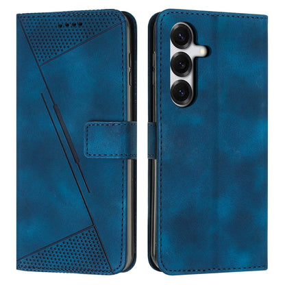 Samsung Galaxy S26+ 5G Dream Triangle Leather Wallet Phone Case with Lanyard, Card Slot, Cash Compartment, Foldable Kickstand, Shockproof PU TPU Protective Cover