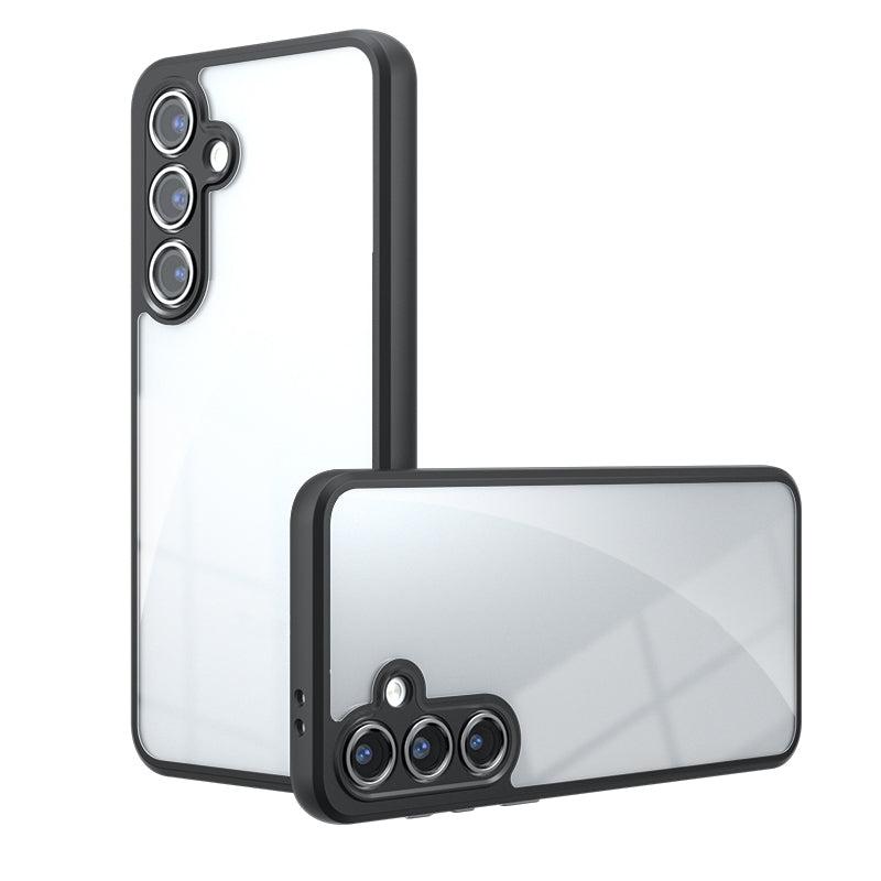 Samsung Galaxy S24 FE 5G Armor Precise Hole PC Hybrid TPU Phone Case with Full Protection Shockproof Cover
