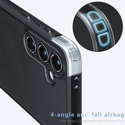 Samsung Galaxy S24+ 5G Armor Precise Hole PC Hybrid TPU Phone Case with Full Protection Shockproof Cover