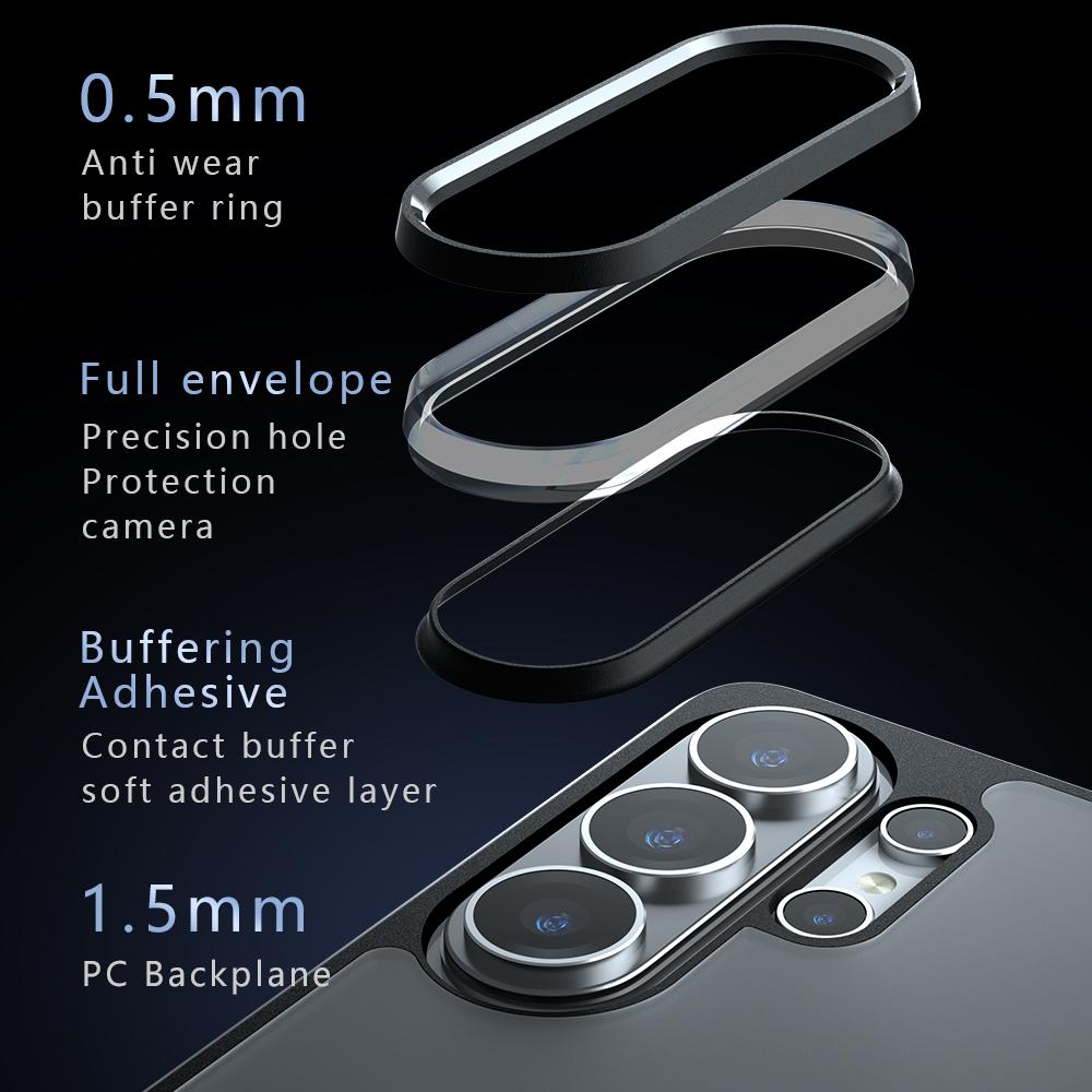 Samsung Galaxy S26 Ultra 5G Armor Precise Hole PC Hybrid TPU Phone Case with Full Protection Shockproof Cover
