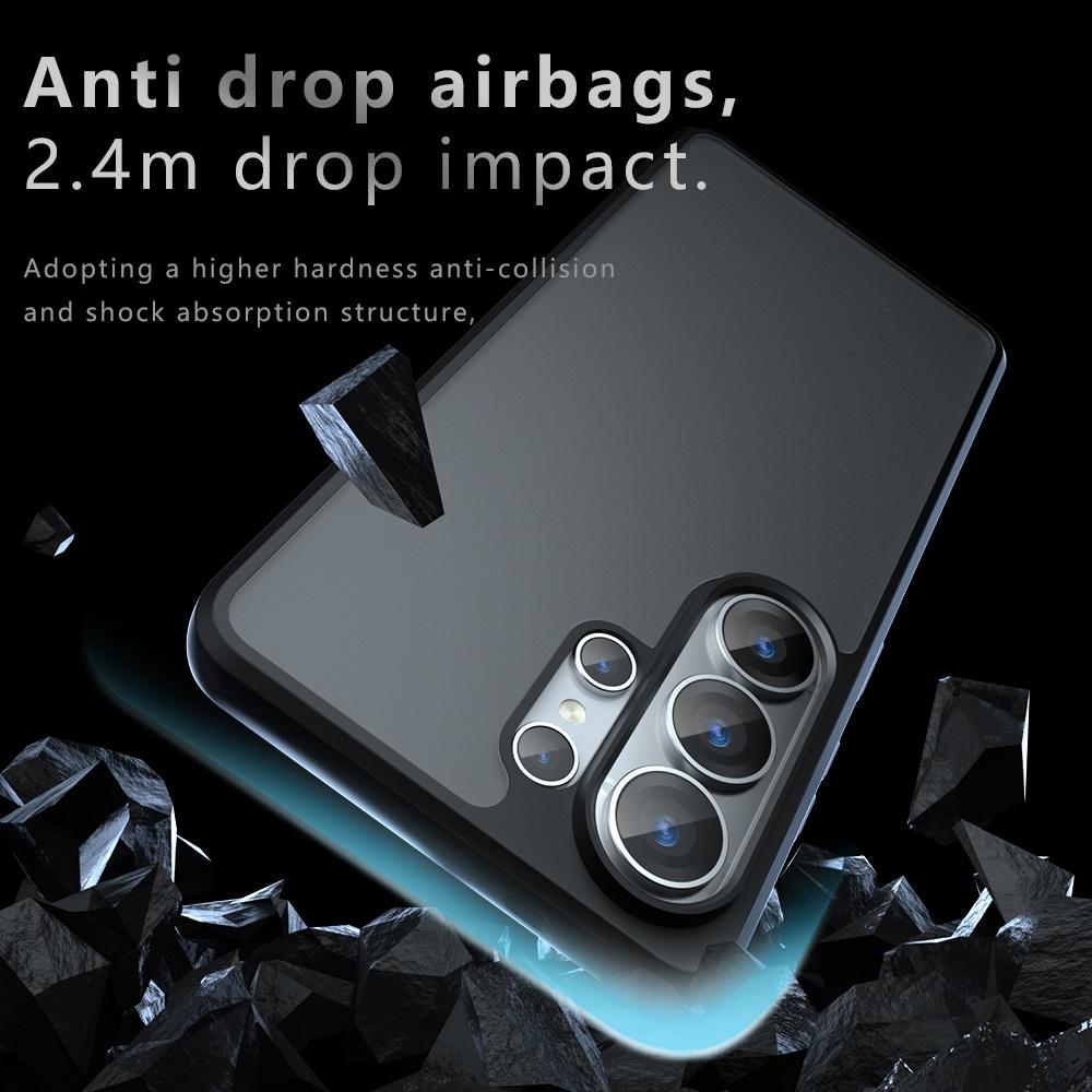 Samsung Galaxy S26 Ultra 5G Armor Precise Hole PC Hybrid TPU Phone Case with Full Protection Shockproof Cover