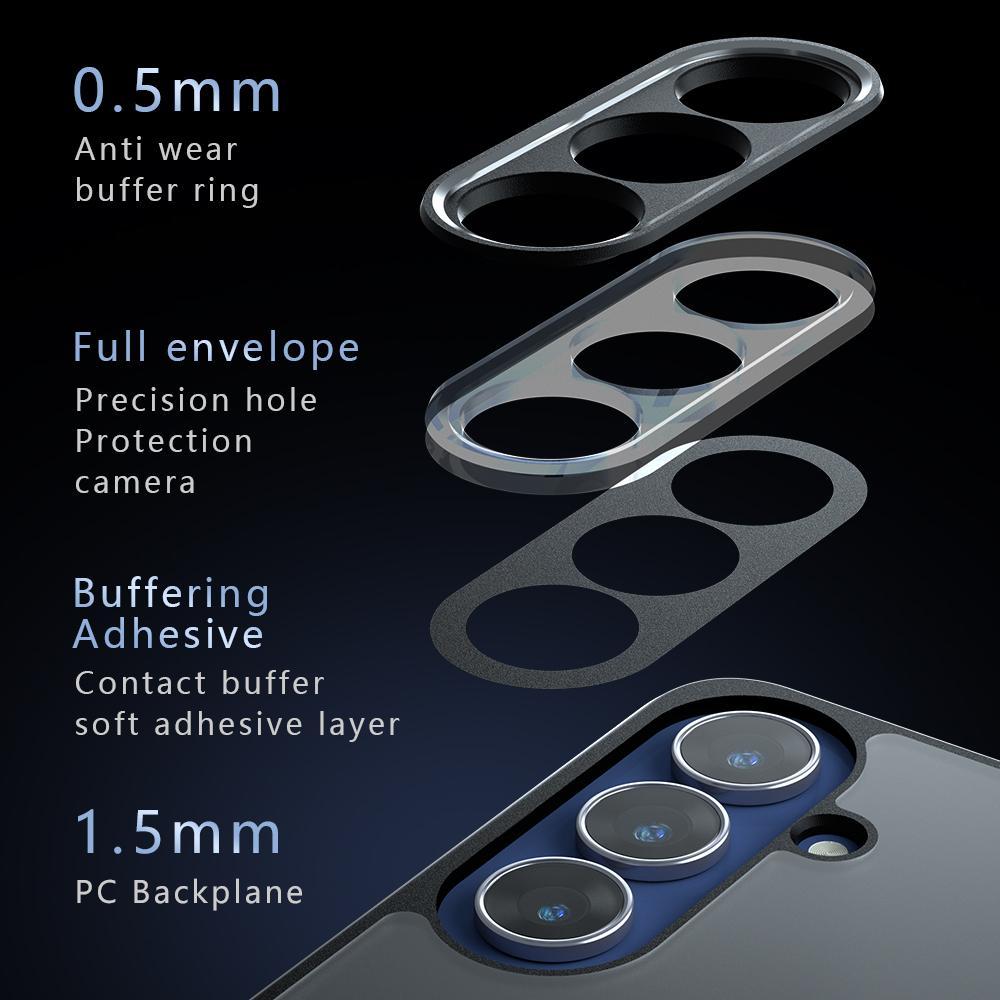 Samsung Galaxy S26+ 5G Armor Precise Hole PC Hybrid TPU Phone Case with Full Protection Shockproof Cover