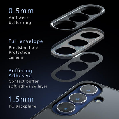 Samsung Galaxy S26+ 5G Armor Precise Hole PC Hybrid TPU Phone Case with Full Protection Shockproof Cover