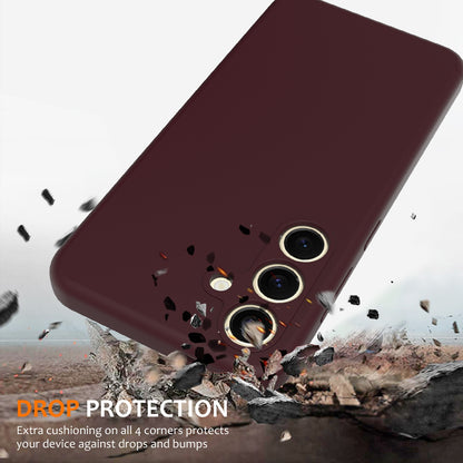 Samsung Galaxy S24+ 5G Shockproof Silicone MagSafe Phone Case with Microfibre Lining Magnetic Cover